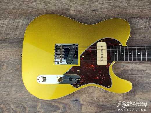 Metallic Gold Lollar P90 50s Wind