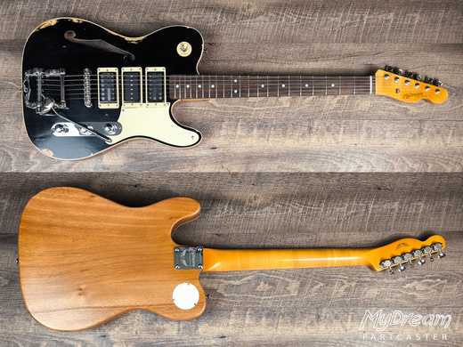 Relic Black Thinline Gibson Scale Lollar Freeway