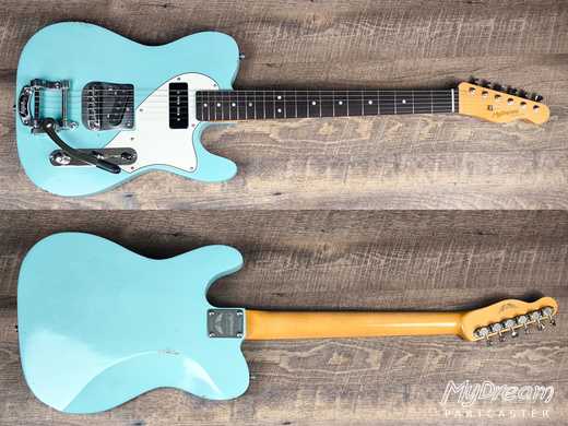 Relic Sonic Blue Bigsby P90
