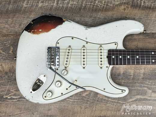 Olympic White over Sunburst Fat'60