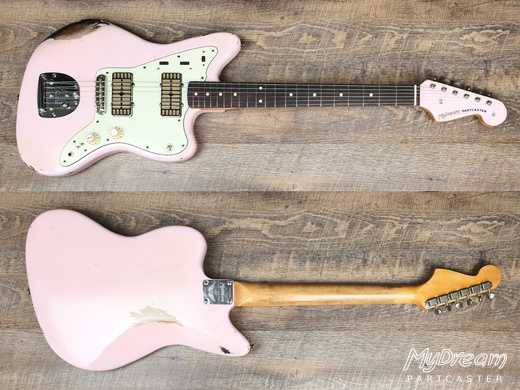 Shell Pink over Sunburst Mojo JM Dual Foil