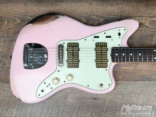 Shell Pink over Sunburst Mojo JM Dual Foil