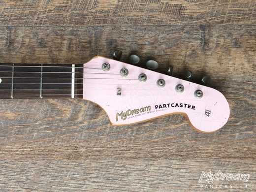 Shell Pink over Sunburst Mojo JM Dual Foil