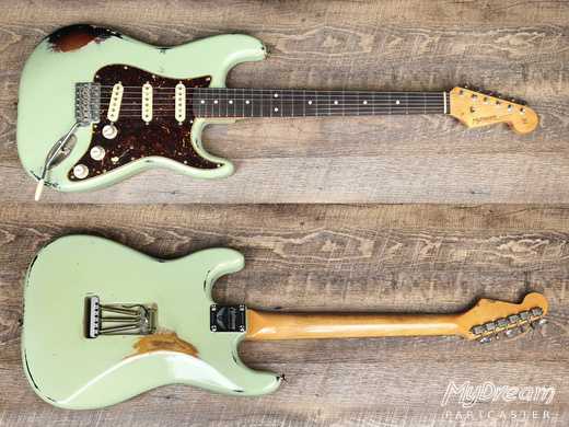 Surf Green over Sunburst Izabella