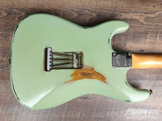Surf Green over Sunburst Izabella