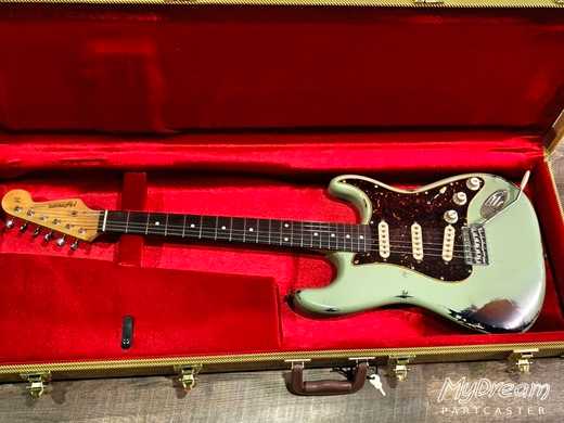 Surf Green over Sunburst Izabella