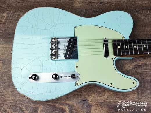 Heavy Relic Sonic Blue Custom Shop Texas Special