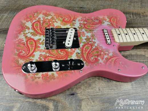 Pink Paisley Tele Tapped Pickups