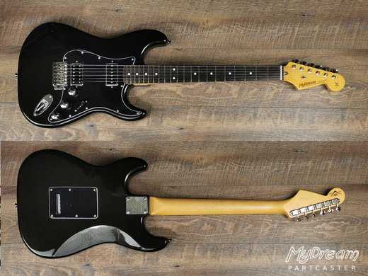 Duesen-Strat Charcoal Frost Metallic