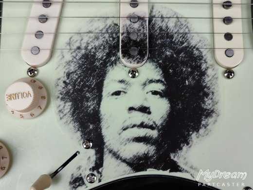 Jimi's tribute black Strat