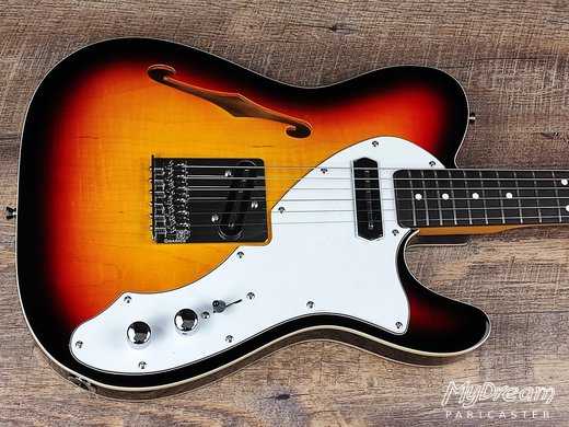 Thinline Sunburst Babicz Charlie Christian Quarter Sawn