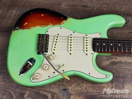 Surf Green over Sunburst SRV