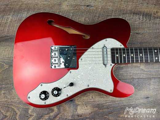 Thinline Candy Apple Red Quarter Sawn